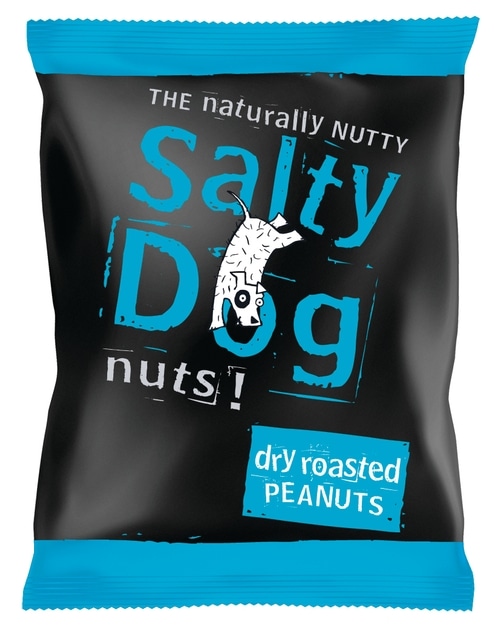 Salty Dog Dry Roasted Peanuts - 24 x 45g